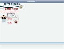 Tablet Screenshot of laptoprepairsgoldcoast.com.au